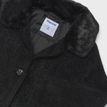 Black Faux Fur Coat