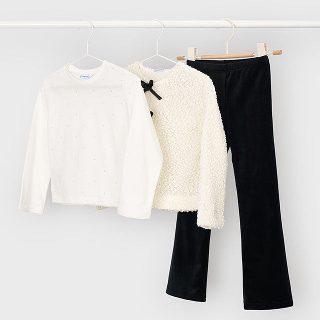 Mayoral Black Leggings and Jacket Set | Casa Childrenswear