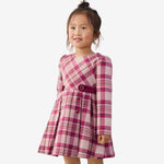 Mayoral Pink Plaid Dress | Casa Childrenswear