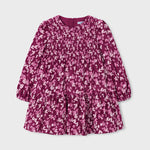Mayoral Pink Flower Print Dress | Casa Childrenswear