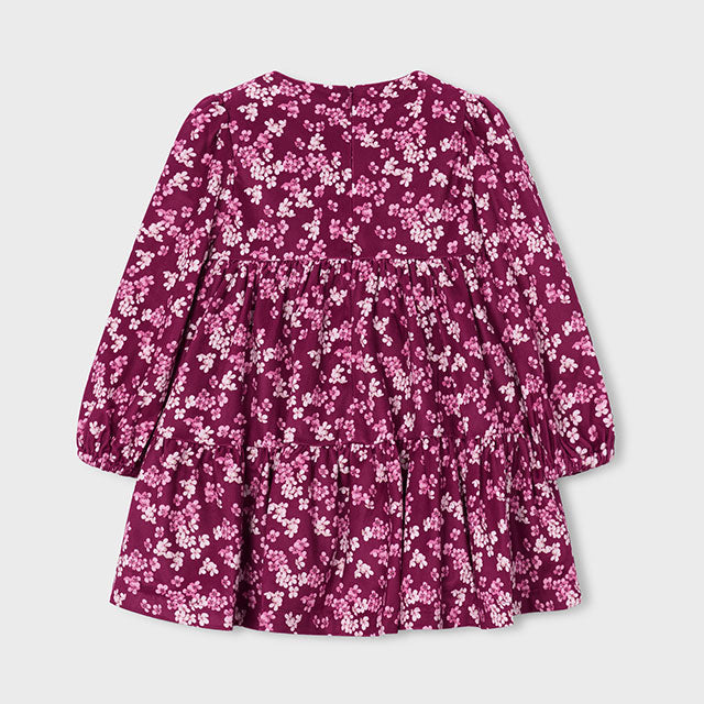 Mayoral Pink Flower Print Dress | Casa Childrenswear