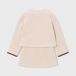 Mayoral Beige Heart Skirt Set | Casa Childrenswear