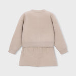 Mayoral Beige Skirt Set with Pockets | Casa Childrenswear