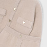 Mayoral Beige Skirt Set with Pockets | Casa Childrenswear