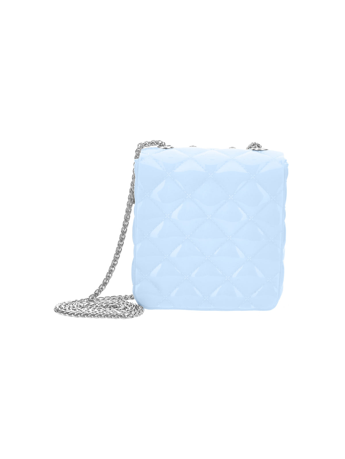 Light Blue Rhinestone Bag