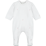 Annabel Pink Rose Babygrow & Cardigan