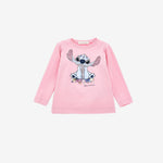 Monnalisa Lilo & Stitch Long Sleeve T-Shirt | Casa Childrenswear