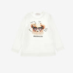 Monnalisa Teddy Sunglasses Long Sleeve T-Shirt | Casa Childrenswear