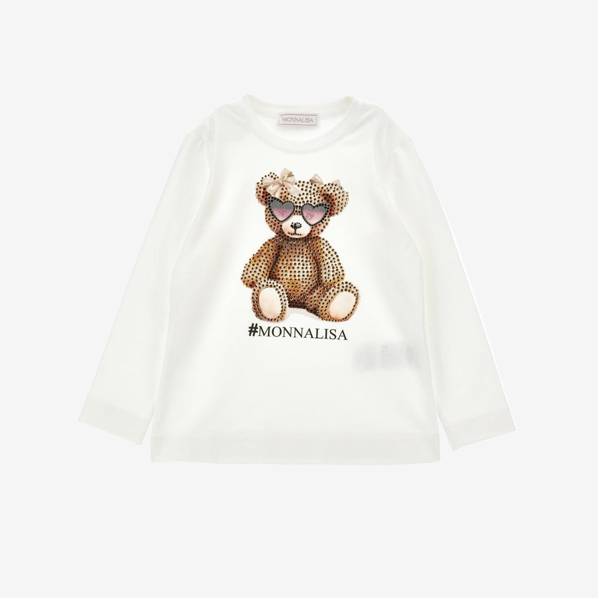 Teddy Print Long Sleeve T-Shirt