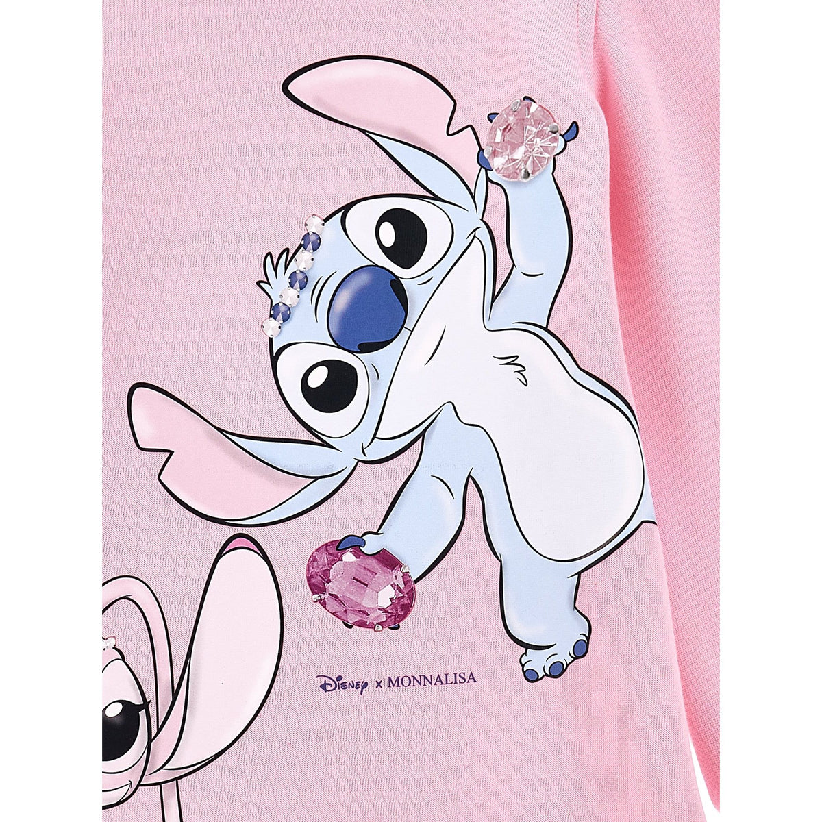 Monnalisa Lilo & Stitch Print Dress | Casa Childrenswear