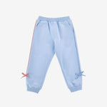 Monnalisa Girls Blue Joggers with Bow | Casa Childrenswear