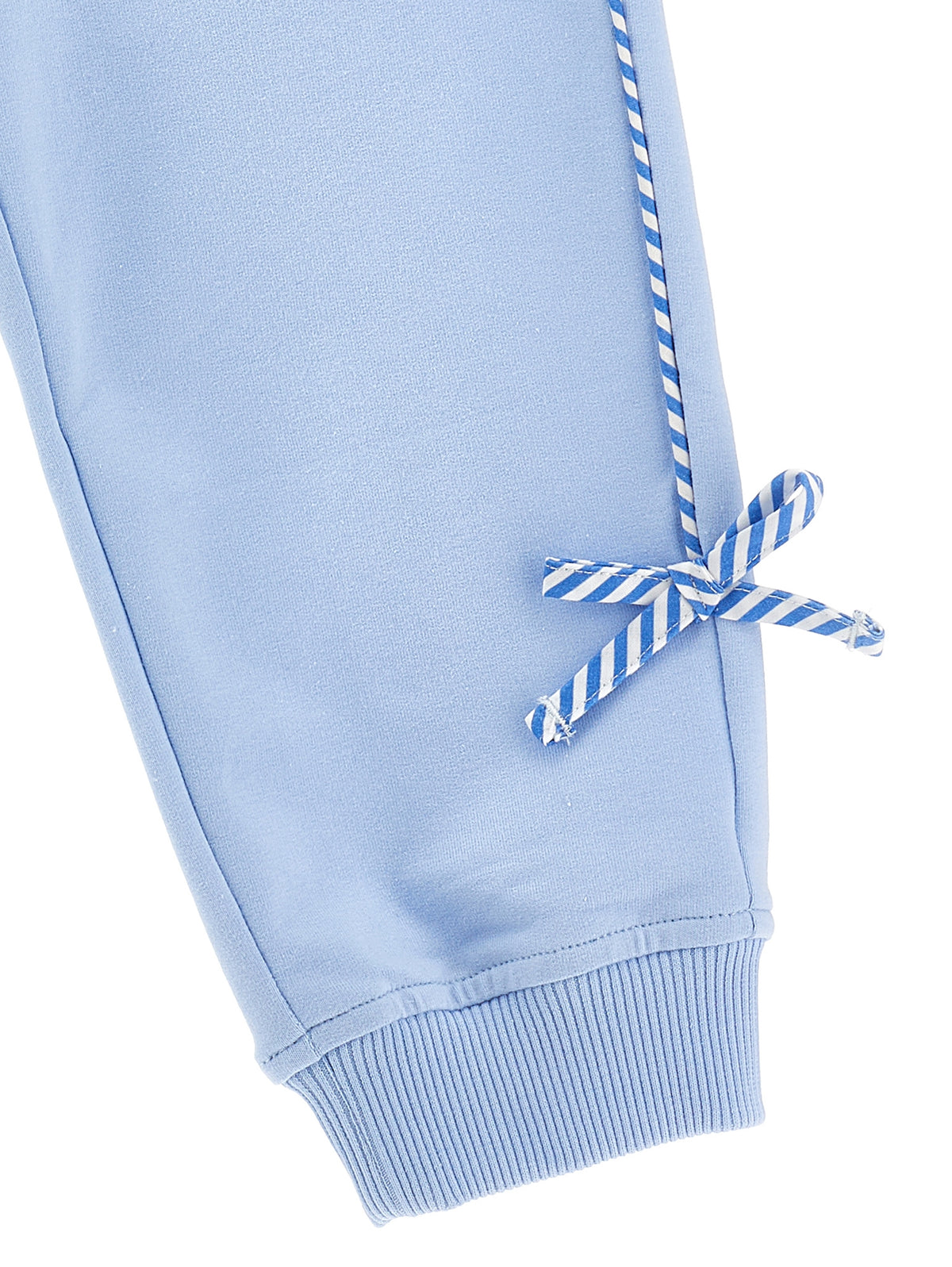 Monnalisa Girls Blue Joggers with Bow | Casa Childrenswear