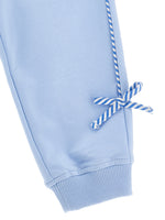 Monnalisa Girls Blue Joggers with Bow | Casa Childrenswear