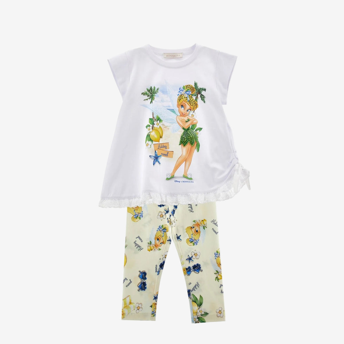 Monnalisa Girls Tinkerbell Legging Set | Casa Childrenswear