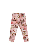 Girls White & Pink Jessie Leggings Set