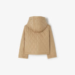 Girls Quilted Nylon Parka