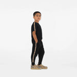 Boys Black Joggers