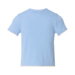Moncler Enfant Girls Blue T-Shirt | Casa Childrenswear