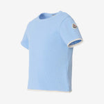 Moncler Enfant Girls Blue T-Shirt | Casa Childrenswear