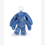 Doudou et Compagnie Lapin Fleurette Keyring 18cm Blue | Casa Childrenswear
