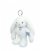 Doudou et Compagnie Lapin Fleurette Keyring 18cm White | Casa Childrenswear