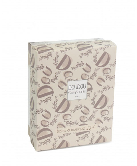 Doudou et Compagnie Beige Rabbit Music Box - 20 cm | Casa Childrenswear