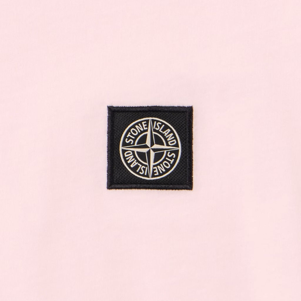 Stone Island Pink Compass Logo T-Shirt | Casa Childrenswear