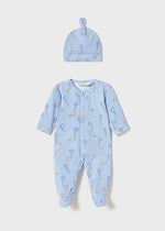 Blue Kite Babygrow & Hat