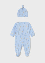 Blue Kite Babygrow & Hat