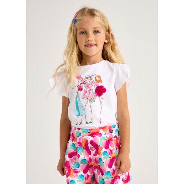 White Shopping T-Shirt