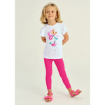 Pink Floral Leggings Set