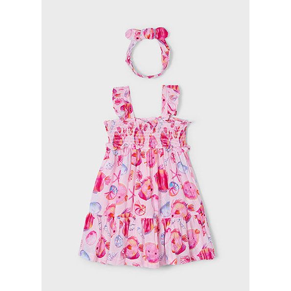 Pink Fish Pinted Dress