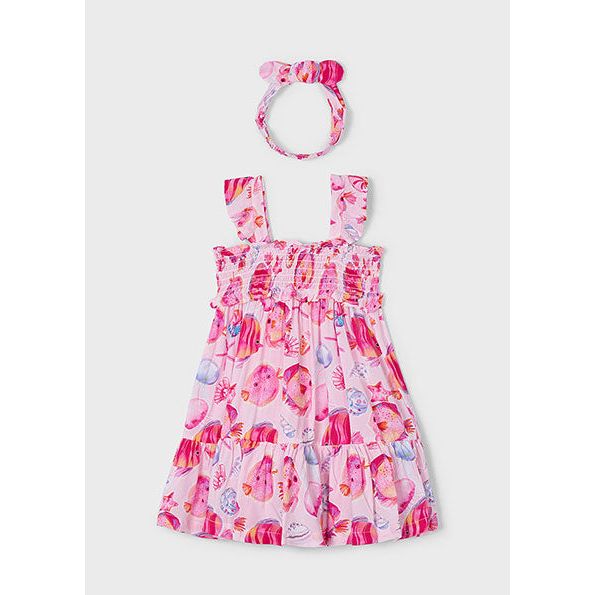 Pink Fish Pinted Dress