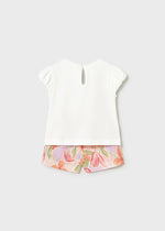 Mayoral Blossom Pink Printed Short Set | Casa Childrenswear