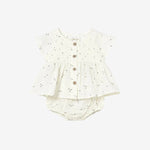 Mayoral Baby Girls Cream Printed Short Set and Pants | Casa Childrenswear
