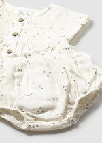Mayoral Baby Girls Cream Printed Short Set and Pants | Casa Childrenswear