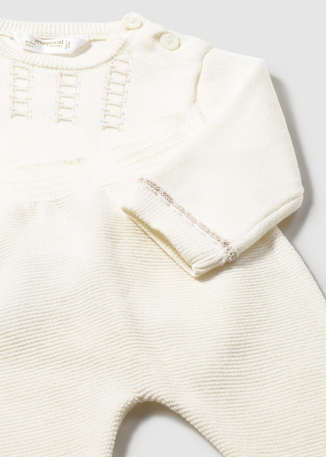 Mayoral Cream Knitted Leg Warmer Set | Casa Childrenswear