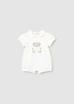 Mayoral Baby Natural 2 Piece Printed Romper Set | Casa Childrenswear