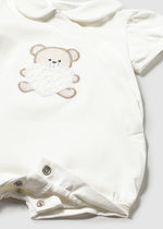Mayoral Baby Natural 2 Piece Printed Romper Set | Casa Childrenswear