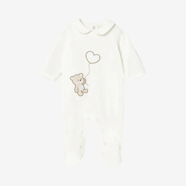 Mayoral Baby Cream Natural Romper | Casa Childrenswear