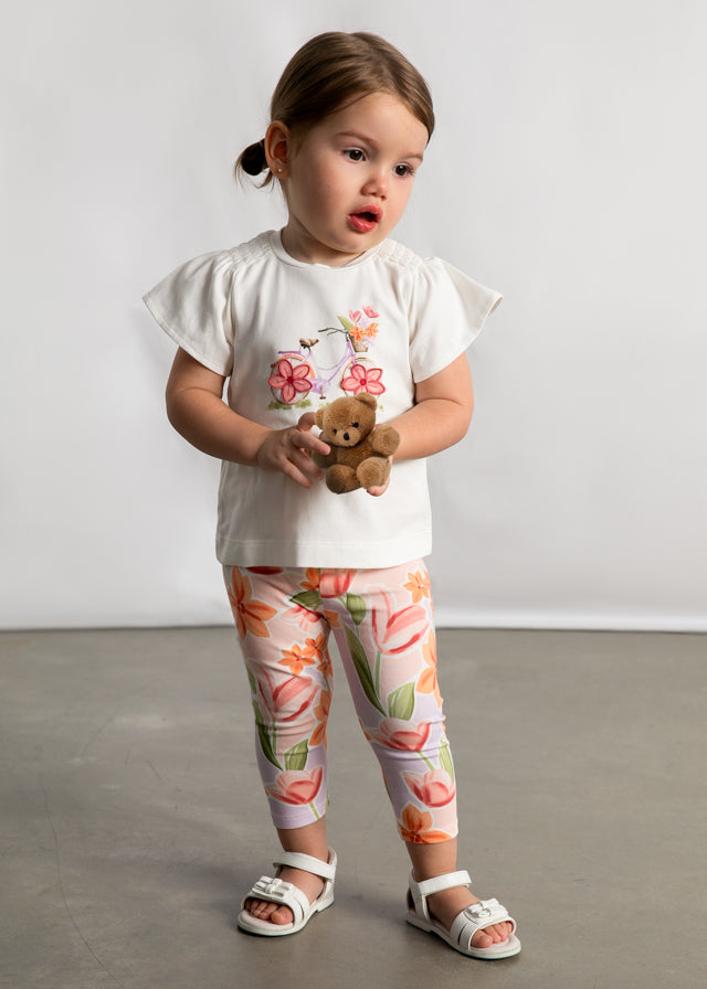 Mayoral Blossom Pink Legging Set | Casa Childrenswear