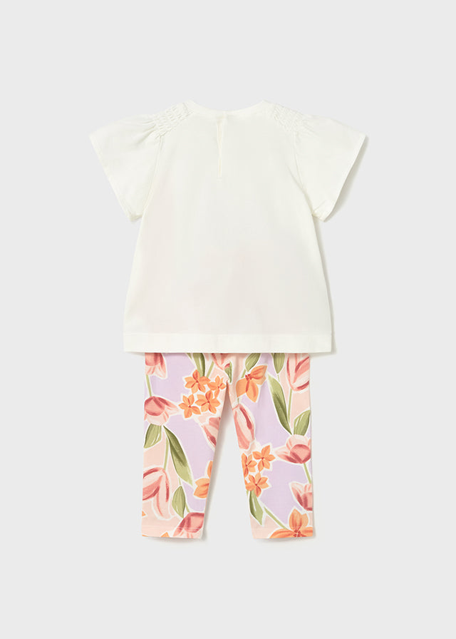 Mayoral Blossom Pink Legging Set | Casa Childrenswear
