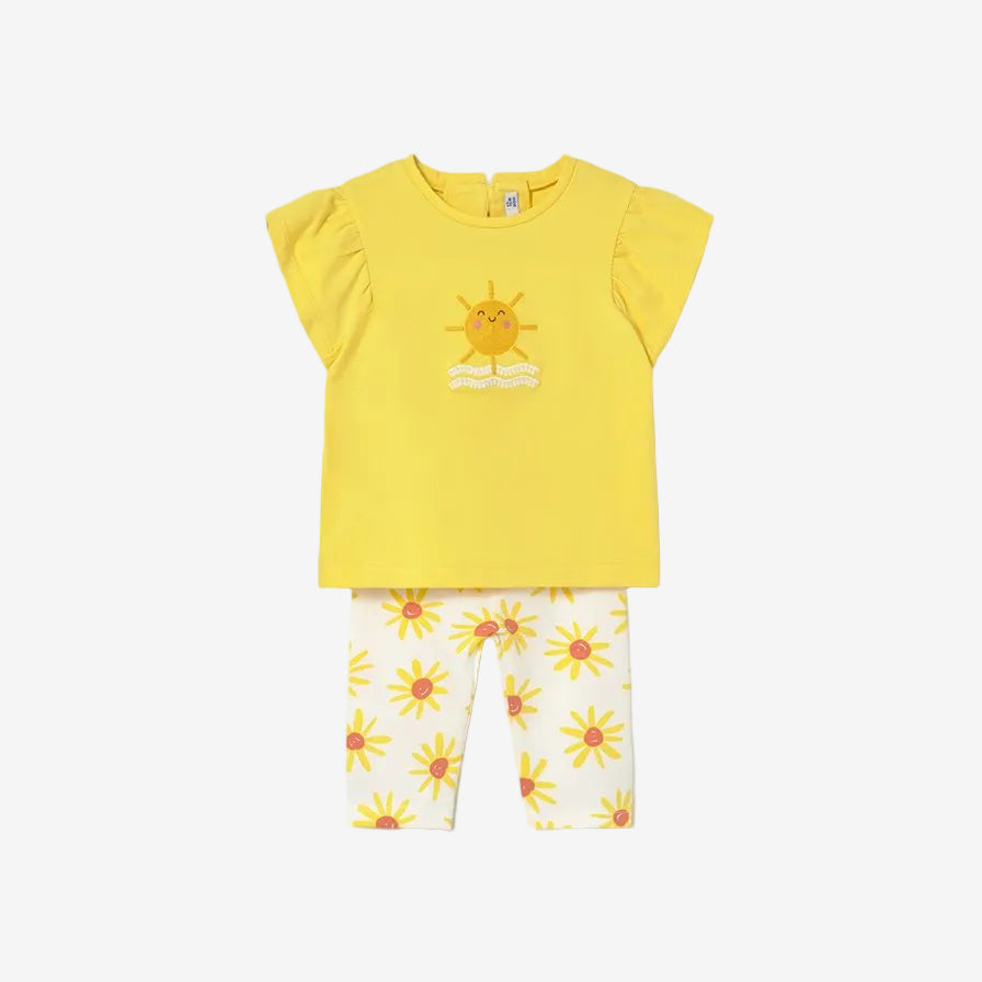 Mayoral Sunflower Legging Set | Casa Childrenswear