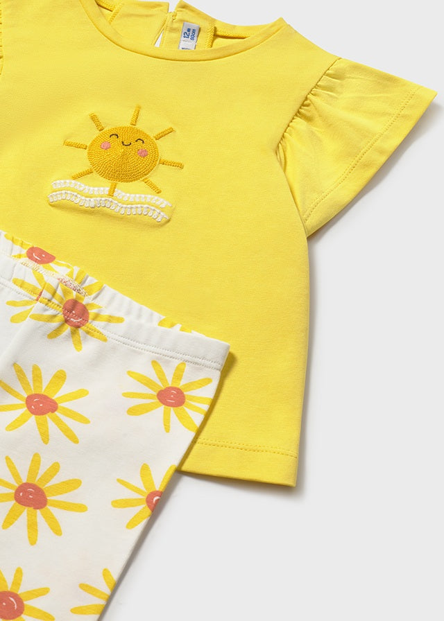 Mayoral Sunflower Legging Set | Casa Childrenswear