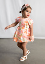 Mayoral Blossom Pink Printed Dress | Casa Childrenswear