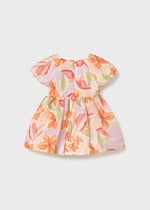 Mayoral Blossom Pink Printed Dress | Casa Childrenswear