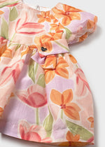 Mayoral Blossom Pink Printed Dress | Casa Childrenswear