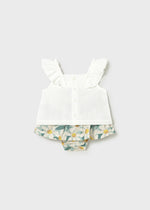 Mayoral Blue Print Skirt Set | Casa Childrenswear