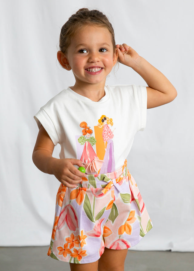 Mayoral Pink Friends T-Shirt | Casa Childrenswear