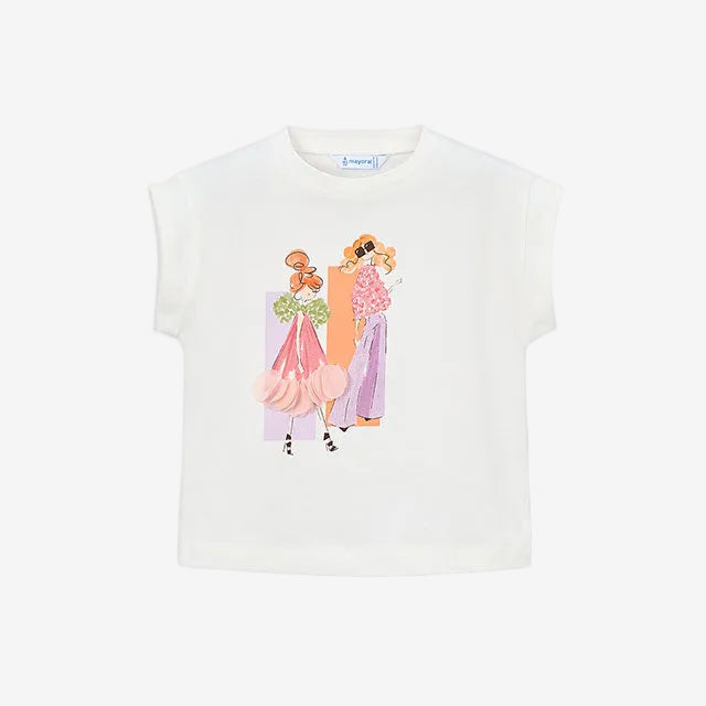 Mayoral Pink Friends T-Shirt | Casa Childrenswear